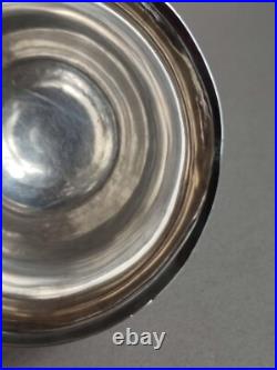 Timbale tulipe en Argent 950°/°° à piédouche godronné poinçon 1er Coq, 112,4g