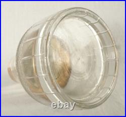 Tirbour service de nuit cristal, argent massif, vermeil poinçon Minerve