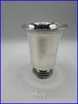 Tonnelier Belle Timbale Tulipe En Argent Massif Poincon Vieillard Paris 1819