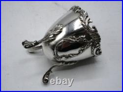 Tres Beau Coquetier En Argent Massif Poincon Minerve Aucune Gravure