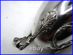 Tres Beau Coquetier En Argent Massif Poincon Minerve Aucune Gravure