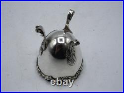 Tres Beau Coquetier En Argent Massif Poincon Minerve Aucune Gravure