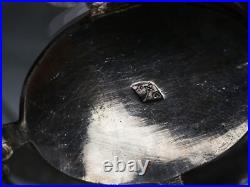 Tres Beau Saleron En Argent Massif Poincon Minerve 1 Er Titre Mascaron