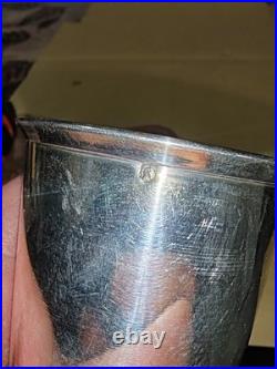 Très Bel Timbale argent Poincons Minerve orfèvre Début 20 Ème A Saisir Ex N2