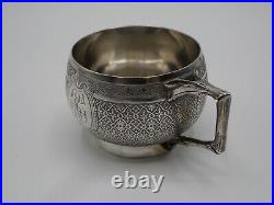 Tres Belle Tasse A Cafe En Argent Massif Poincon Minerve 1 Er Titre