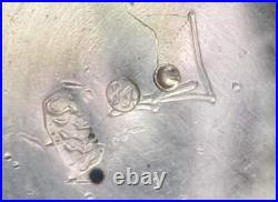 Très beau Vase ancien en argent massif. Perse. 580 gr. Art islamique. Poinçon