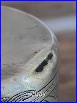 Très belle timbale XIX / gobelet Argent massif Ancien Poinçon 13 DK /de 1867