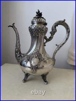 Verseuse argent massif Poinçon Minerve 1 Titre