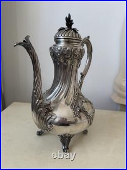 Verseuse argent massif Poinçon Minerve 1 Titre