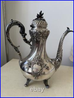 Verseuse argent massif Poinçon Minerve 1 Titre