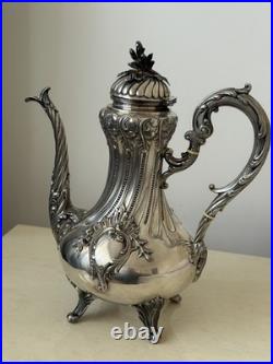 Verseuse argent massif Poinçon Minerve 1 Titre