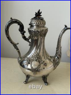 Verseuse argent massif Poinçon Minerve 1 Titre